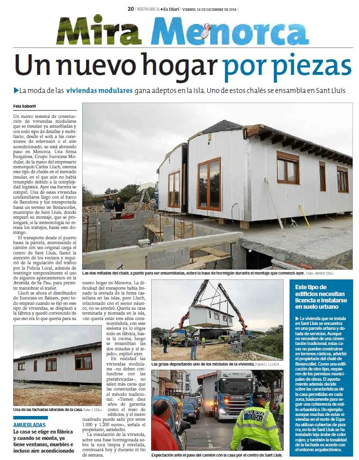 transporte casas prefabricadas