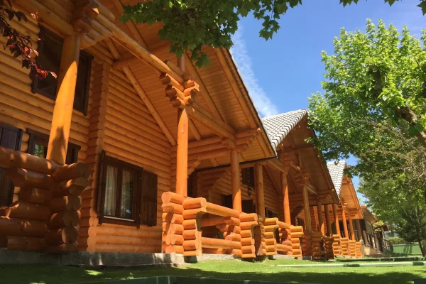 Casa prefabricada de troncos