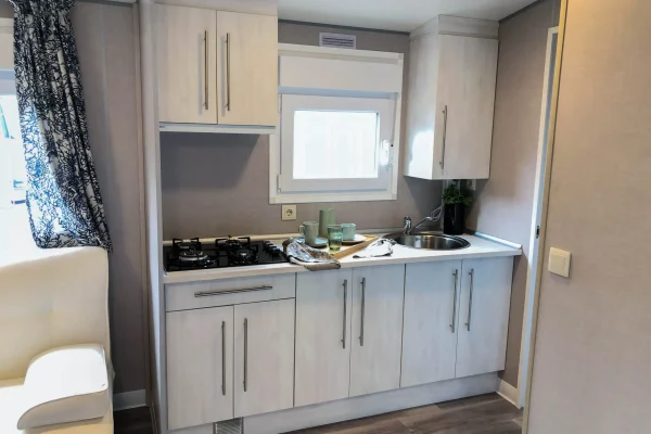 cocina-casa prefabricada Campero